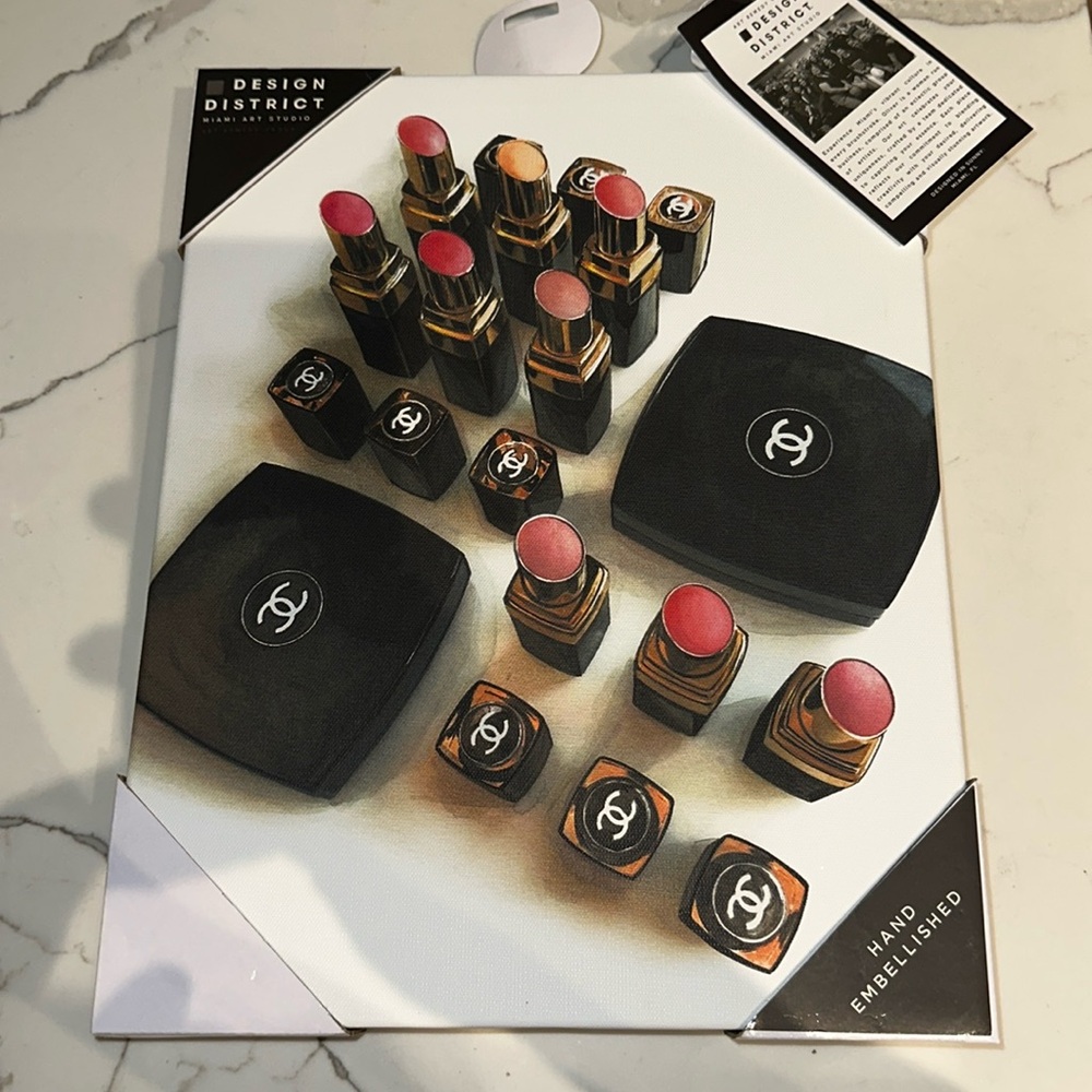 Design District Chanel Makeup Wall Art